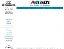 Tablet Screenshot of marquissigns.com